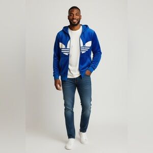 Adidas Kinitwear Hoodie Sweatshirt